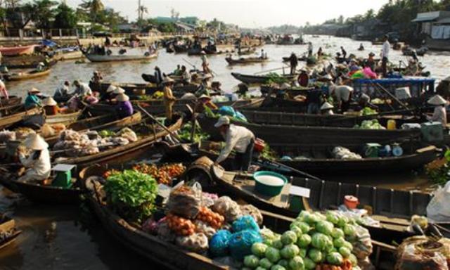 Visiter le marché flottant de Cai Rang à Can Tho